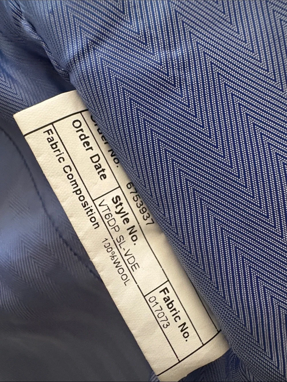 Jos. A. Bank Custom Navy Blue Double Breasted Vest Size 34 XS